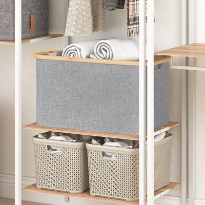 Imagen 2 del producto Canasto 54x33x33 cm Gris