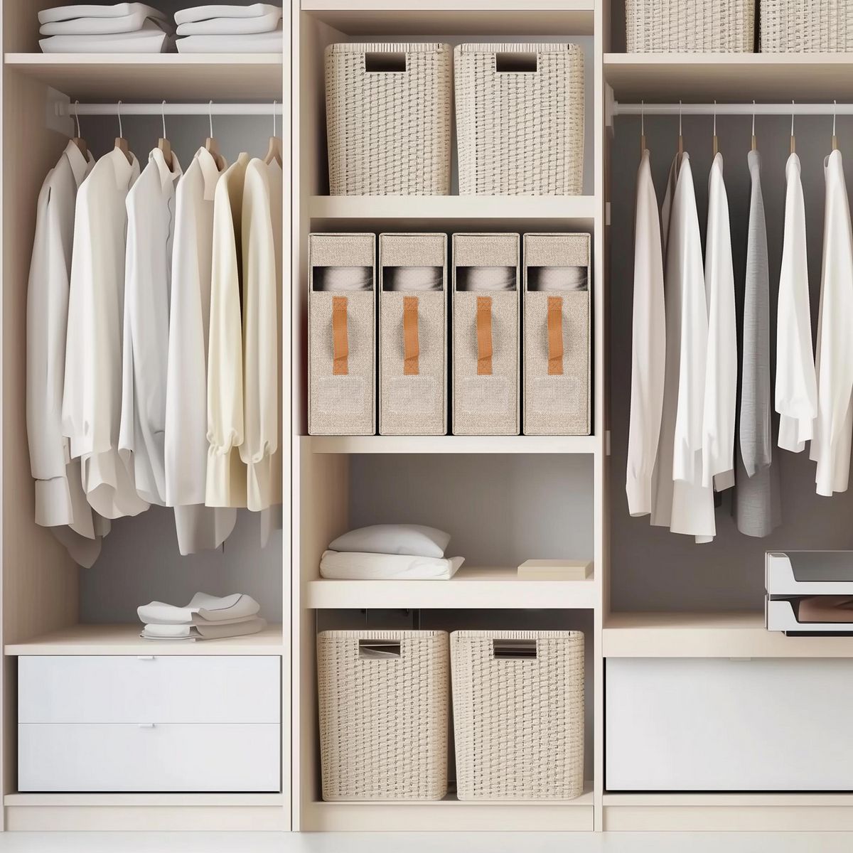 JUST HOME COLLECTION - Organizador 11.5x33x38.1 cm Beige