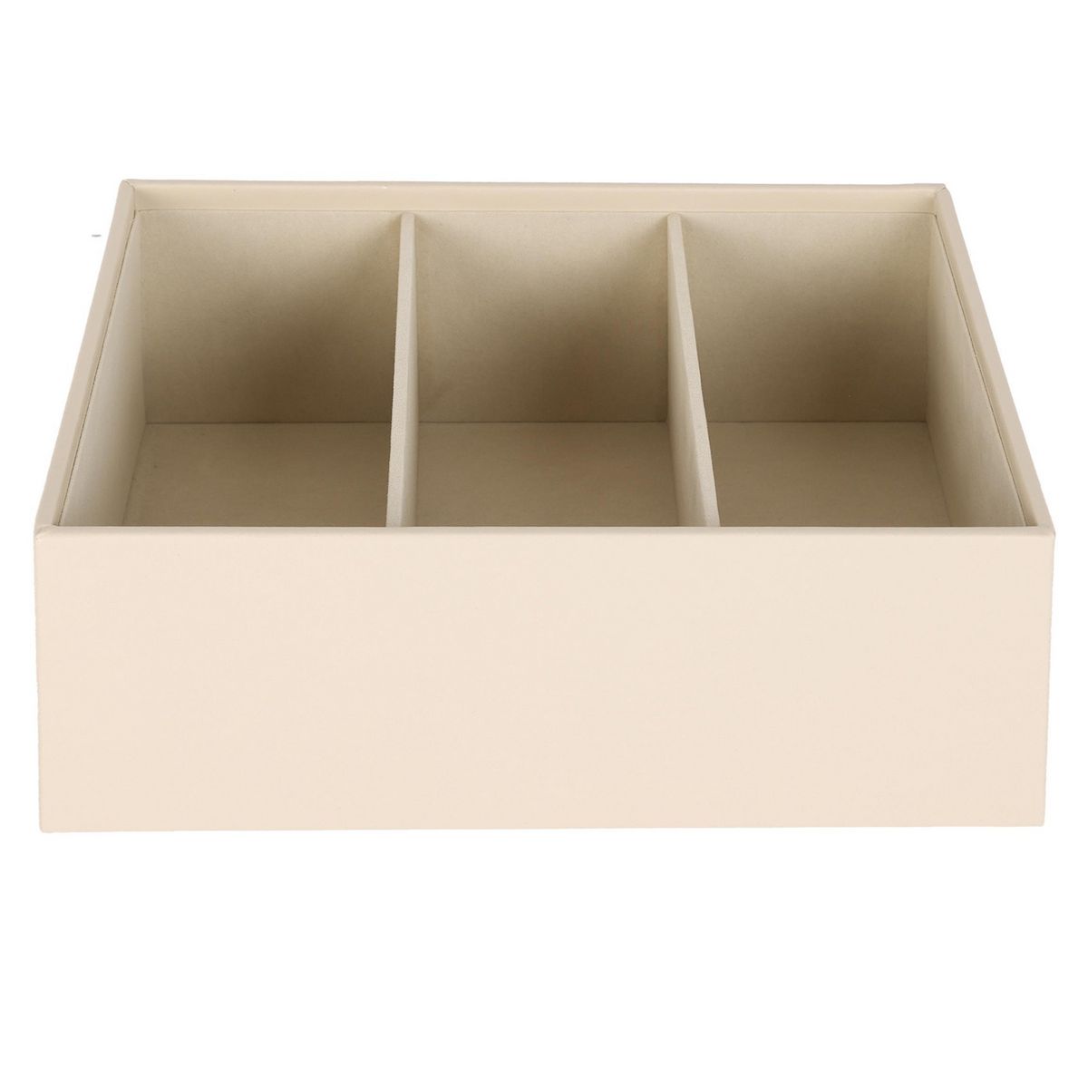 JUST HOME COLLECTION - Caja de Organizador de Lentes 24.5x9x18.5 cm Beige