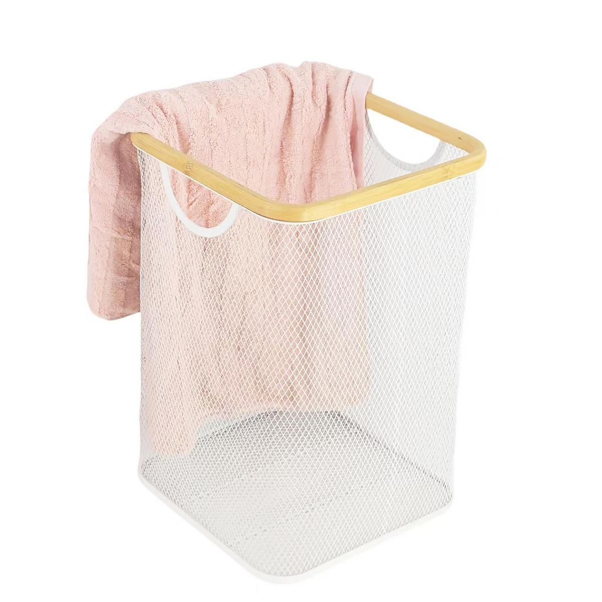 JUST HOME COLLECTION - Canasto 30x45x30 cm Blanco