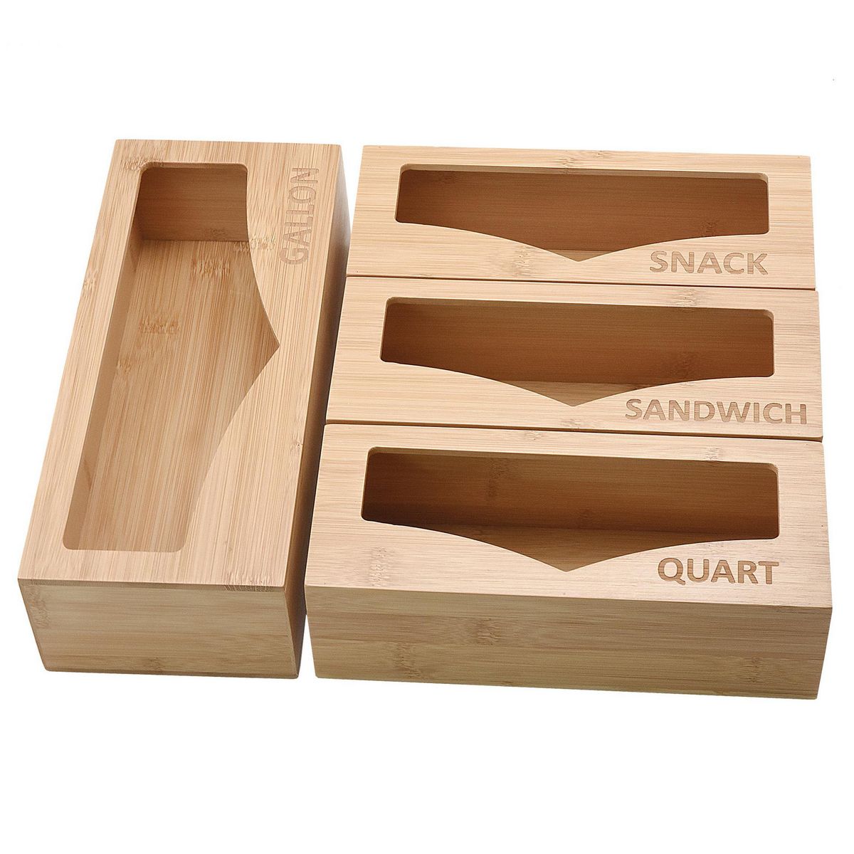 JUST HOME COLLECTION - Set x 4 organizador de bolsa de alimento