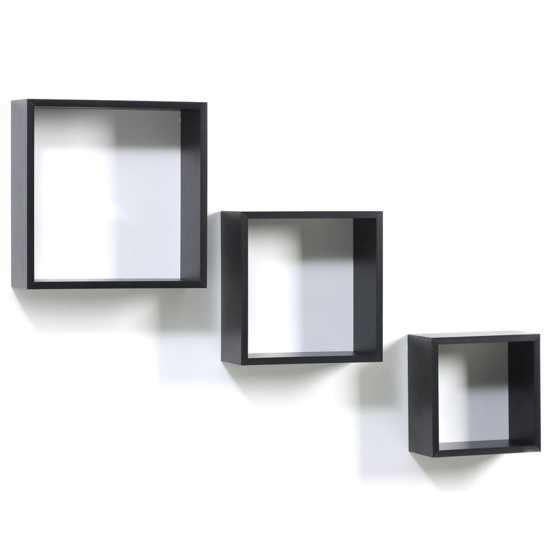 JUST HOME COLLECTION - Set x 3 cubos negro