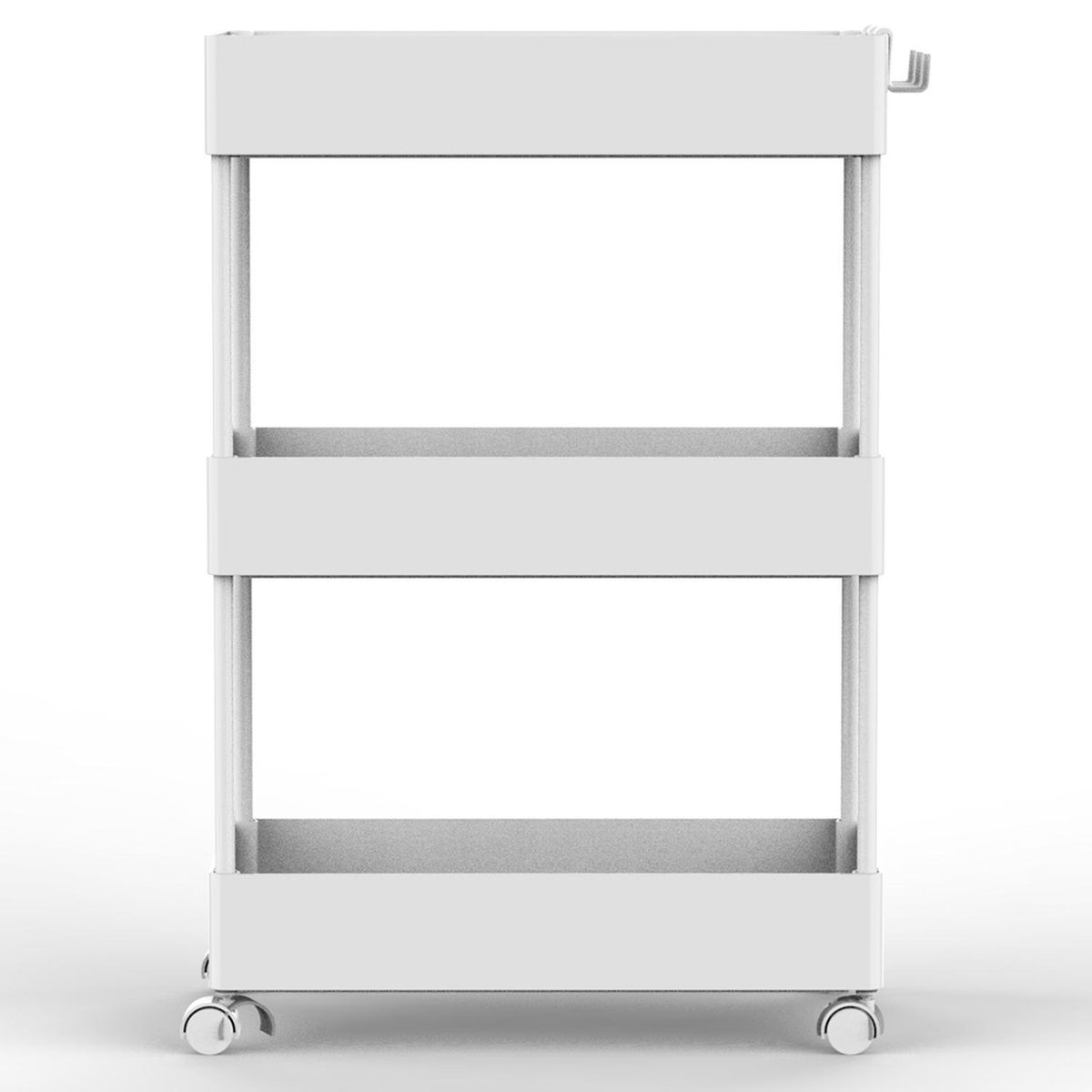 JUST HOME COLLECTION - Carro 40x58.8x22 cm Blanco