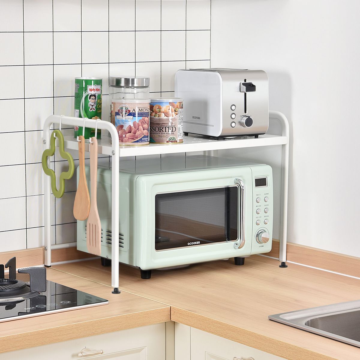 JUST HOME COLLECTION - Rack organizador microondas