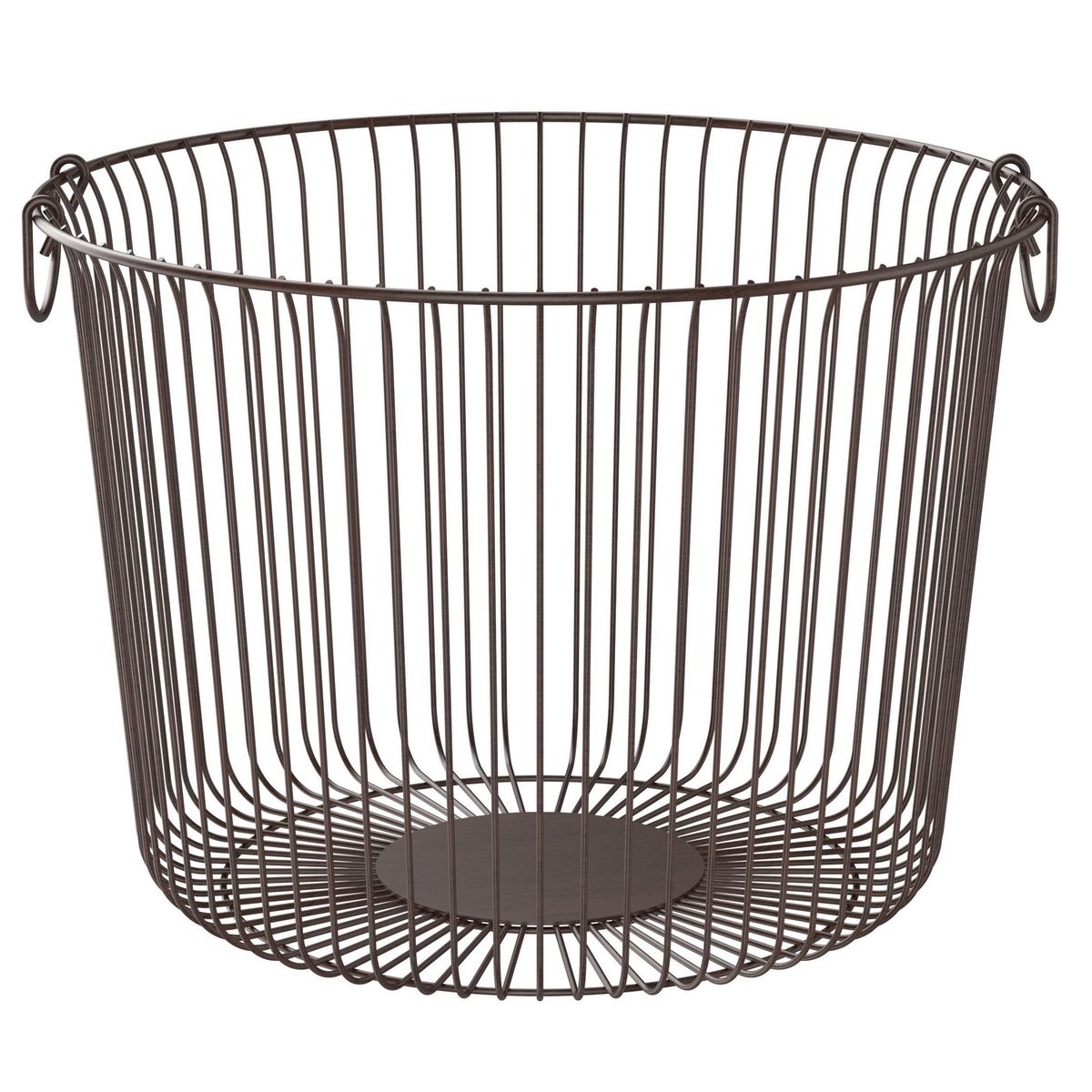 JUST HOME COLLECTION - Canasta 38.4x27.4x38.4 cm Negro