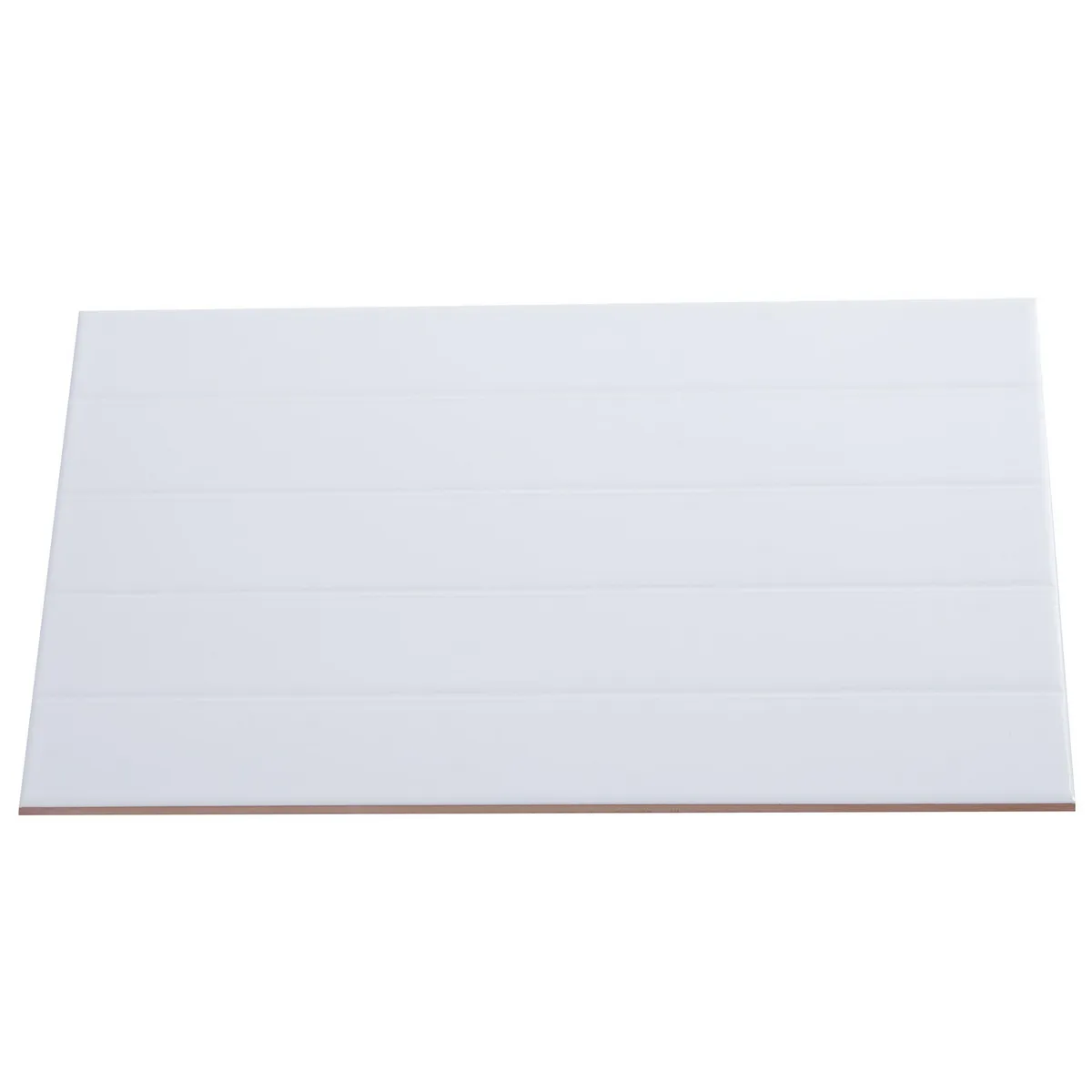HOLZTEK - Cerámica 25x40 cm Lineas Blanco 1.5 m2
