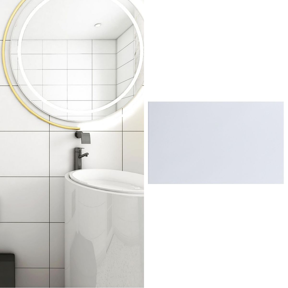 Cerámica 25x40 cm Blanca Brillo Blanco 1.5 m2, marca HOLZTEK - Foto Principal