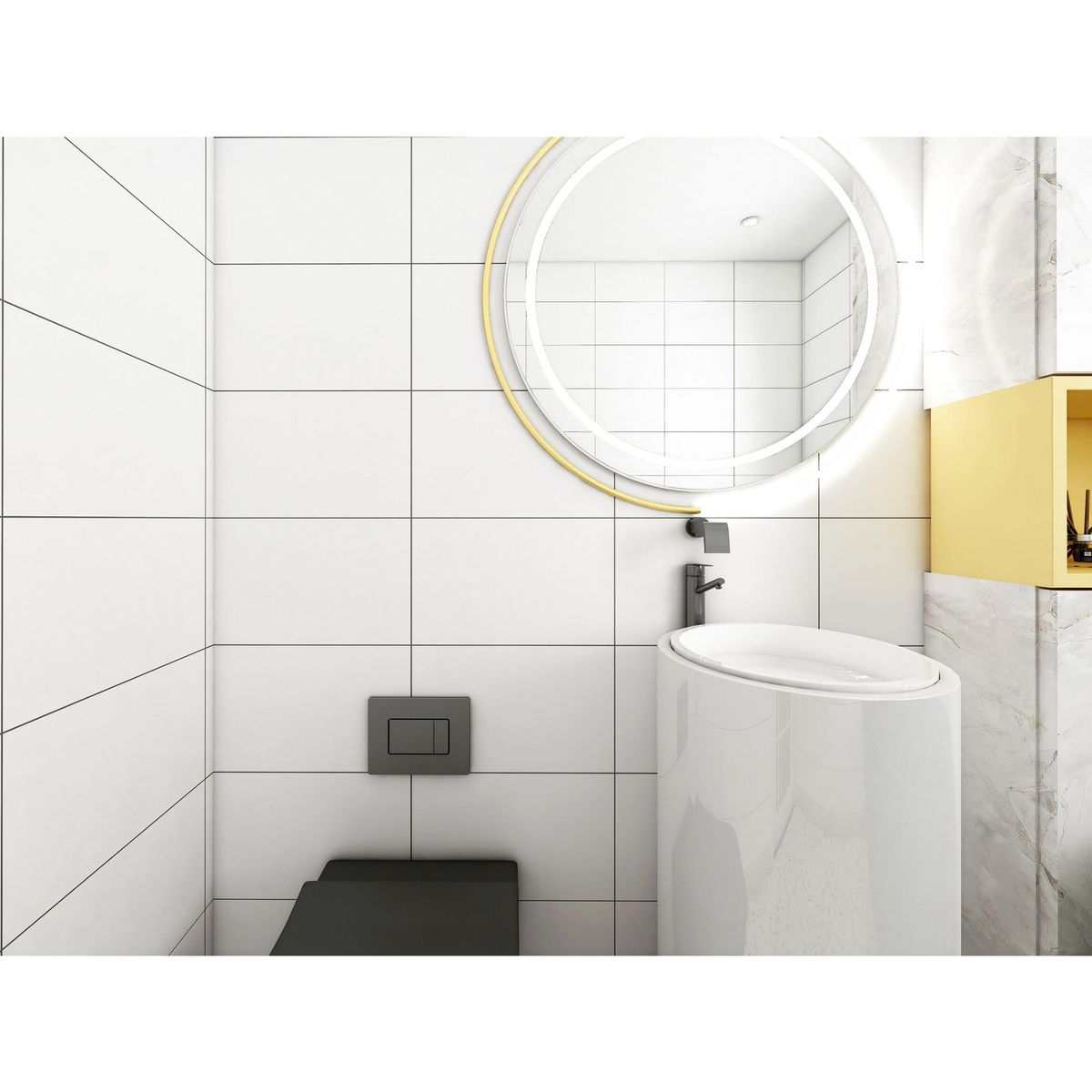 HOLZTEK - Cerámica 25x40 cm Blanca Brillo Blanco 1.5 m2