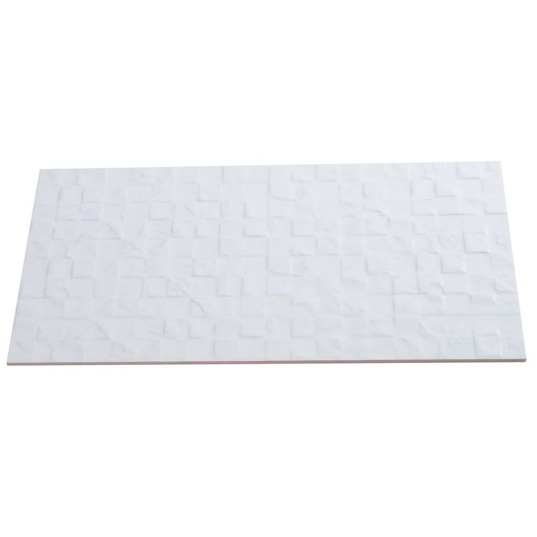 HOLZTEK Cerámica 30x60 cm Quadro Relieve Blanco 1.62 m2