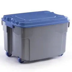 JUST HOME COLLECTION - Caja 56.5x44.5x42.5 cm Negro, azul