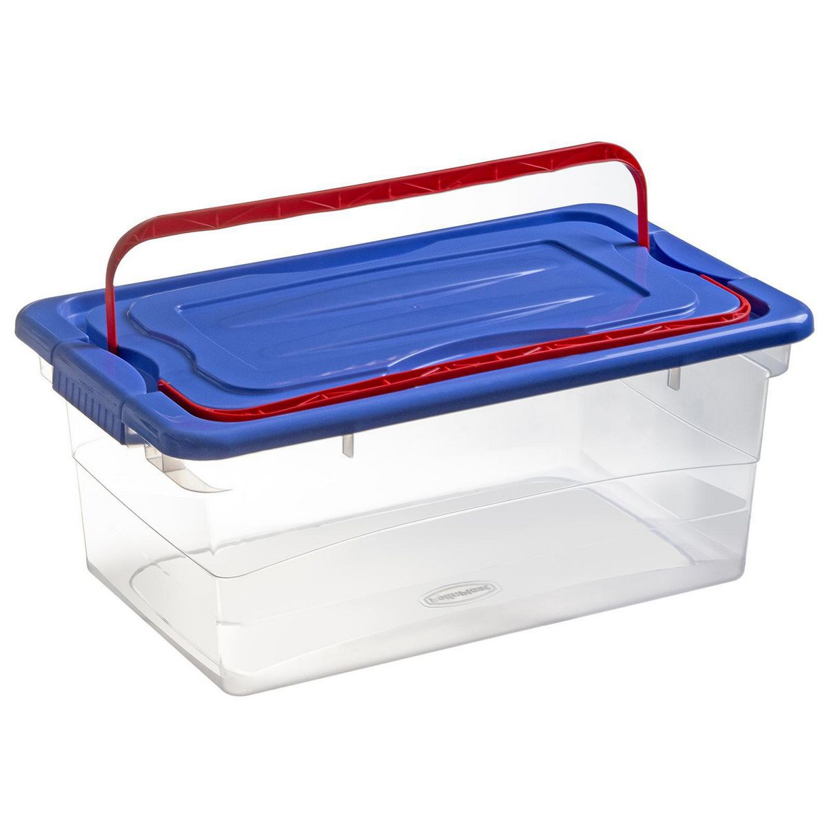 JUST HOME COLLECTION - Caja 56x24x34 cm 24 l Azul, rojo, transparente