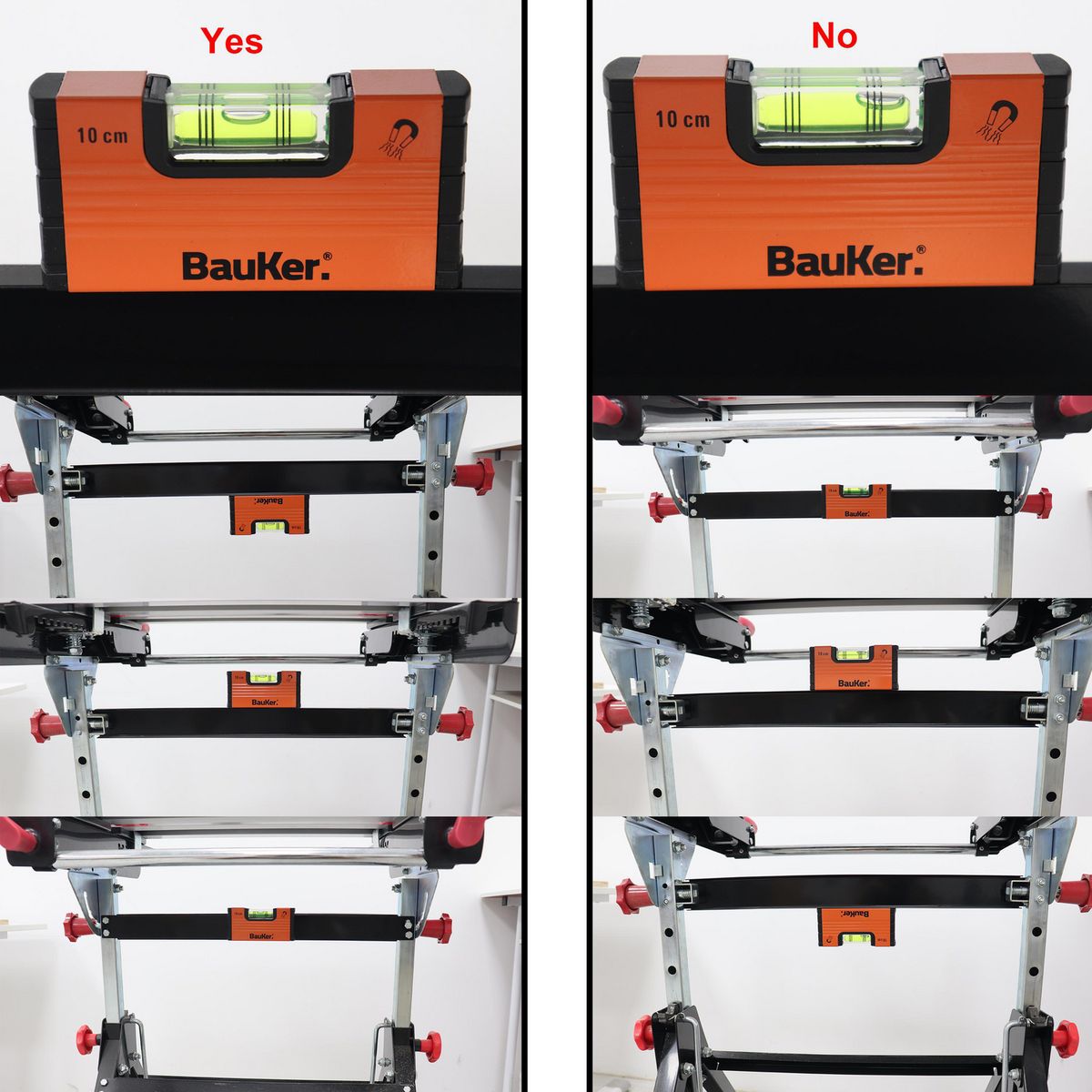 BAUKER - Nivel torpedo 10 x 5 x cm