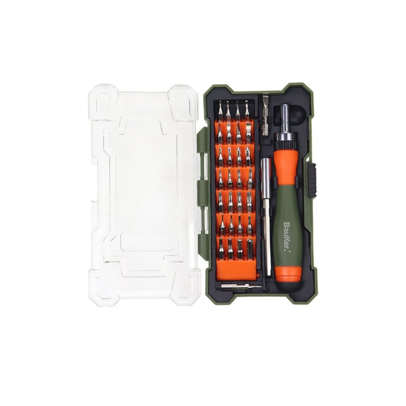 BAUKER - Set de 32pz 1/4" pz 1/4" destornillar