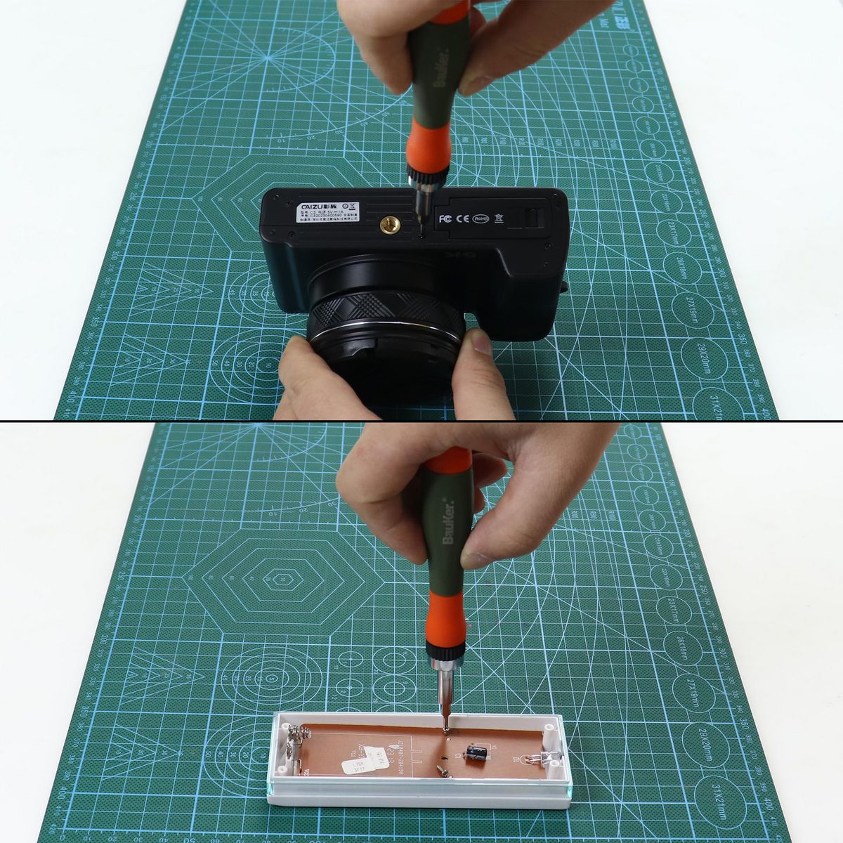 BAUKER - Set de 32pz 1/4" pz 1/4" destornillar