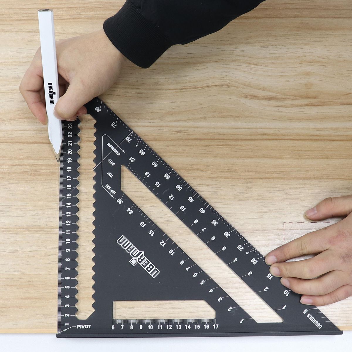 UBERMANN - Escuadra de aluminio 12"