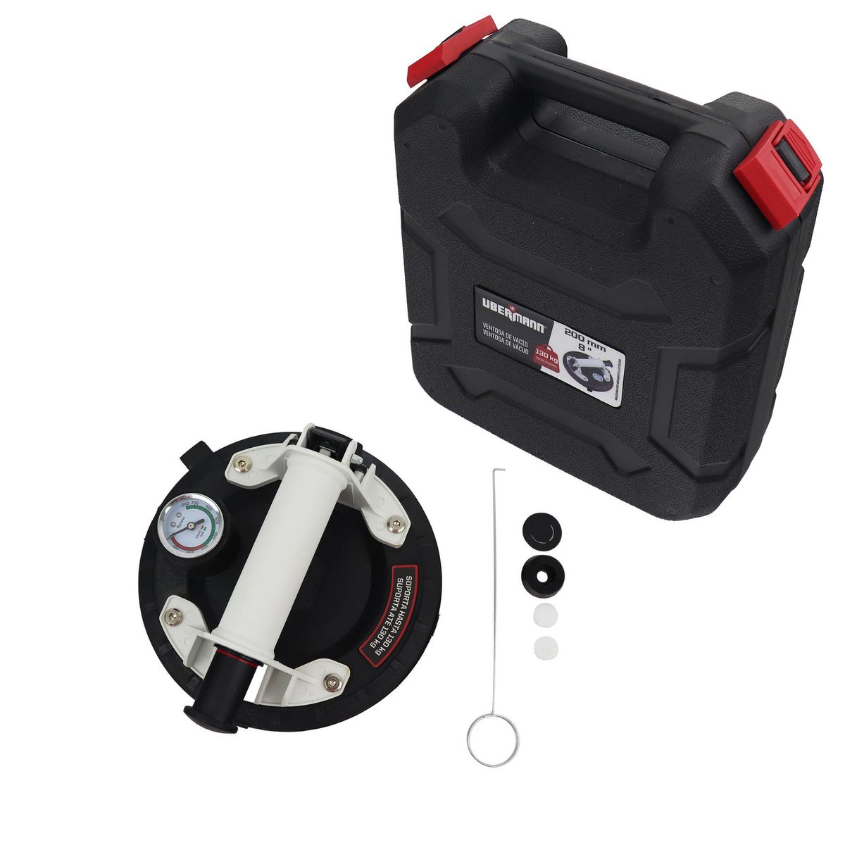 UBERMANN - Ventosa de medición 200mm 130kg"