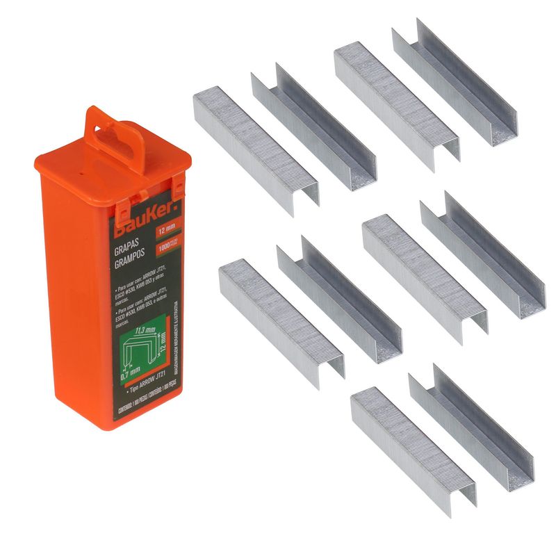 BAUKER - Grapas de medición 12mm 1000 piezas