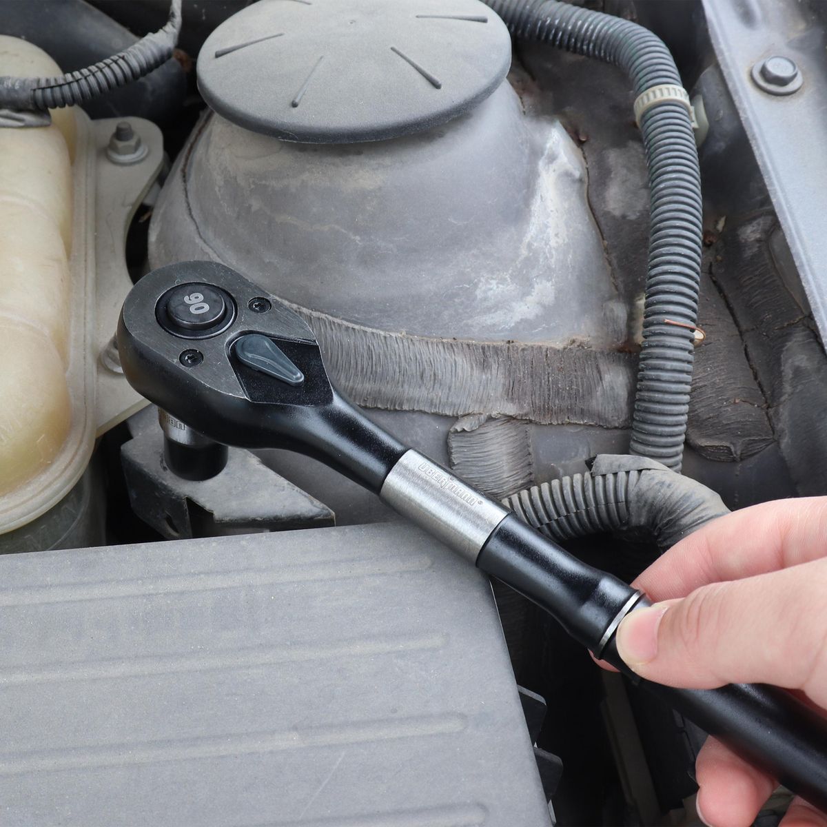 UBERMANN - Mango de ratchet 1/2" 90 ratchet 1/2" 90 dientes