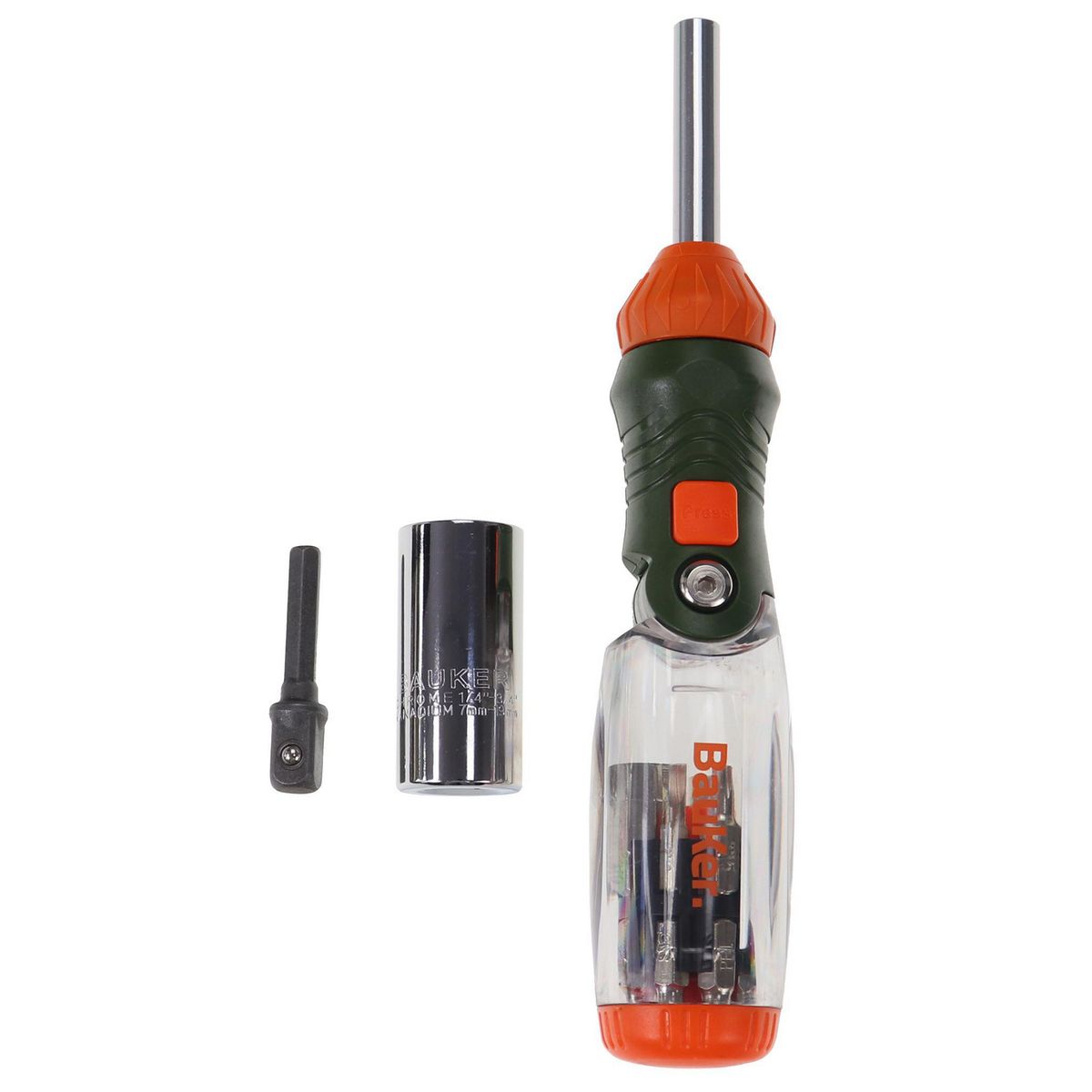 BAUKER - Set de 18pz 1/4" pz 1/4" destornillar