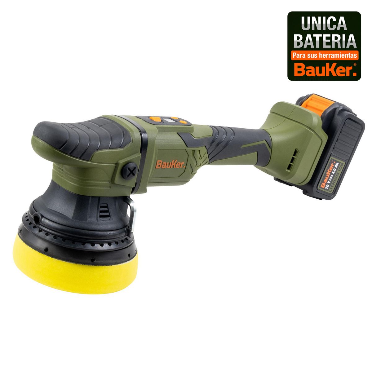 BAUKER - Pulidora 5" Inalámbrica 20 V Brushless Sin Batería