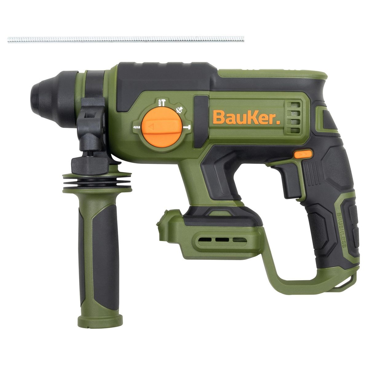 BAUKER - Rotomartillo SDS Plus Inalámbrico 20 V Brushless sin Batería