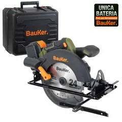 BAUKER - Sierra Circular Inalalámbrico 20V Sin Batería + Caja