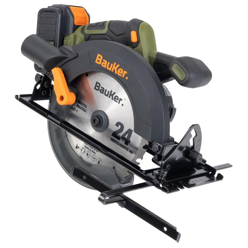 BAUKER - Sierra Circular Inalalámbrico 20V Sin Batería + Caja