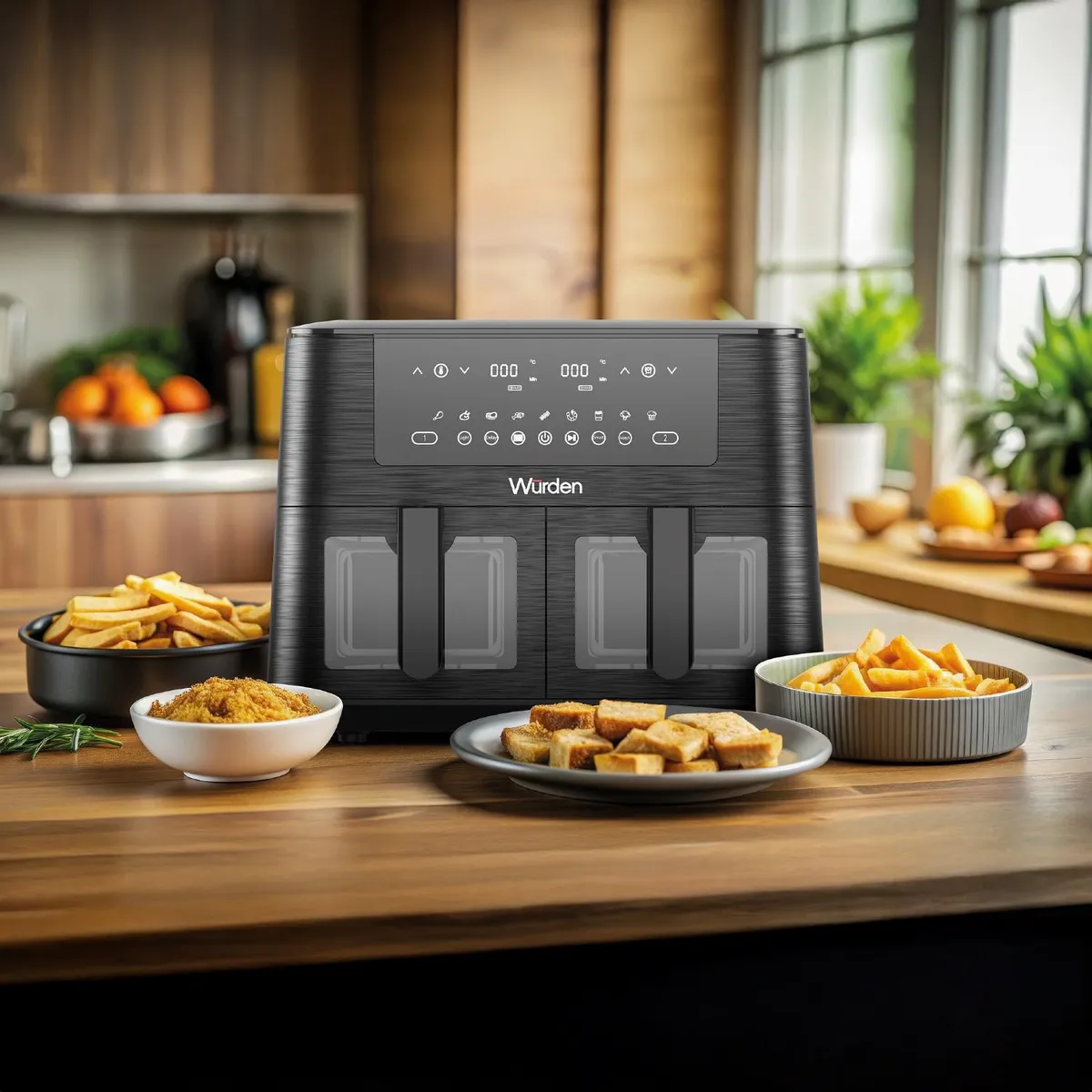 WURDEN - Freidora de aire 8.4 Litros WFR-DUOCH81