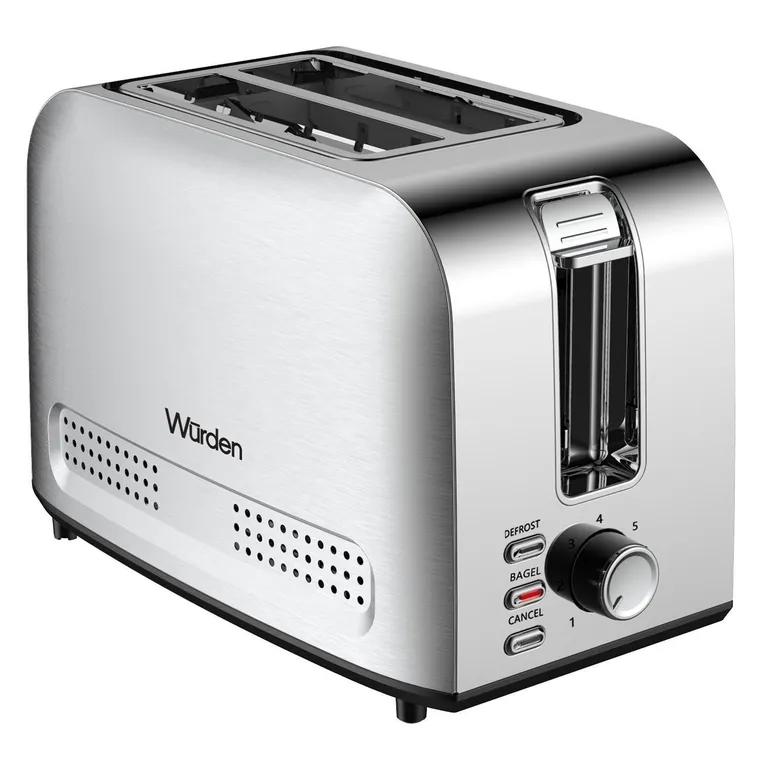 WURDEN Tostador 2 Rebanadas Inox WBT-BACKE2