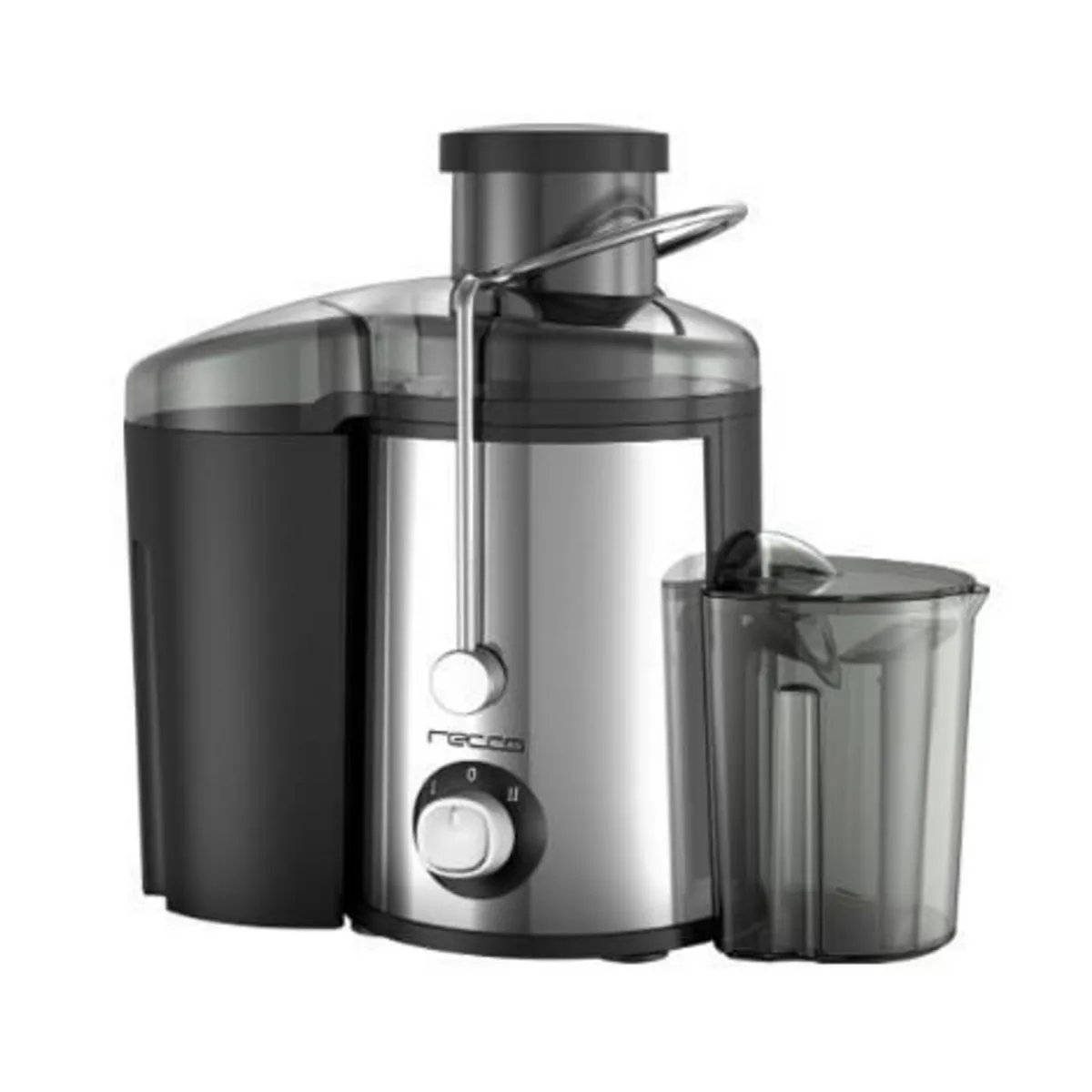 RECCO - Extractor de jugo 500 W Negro; Plateado RSJ-SUCCO50