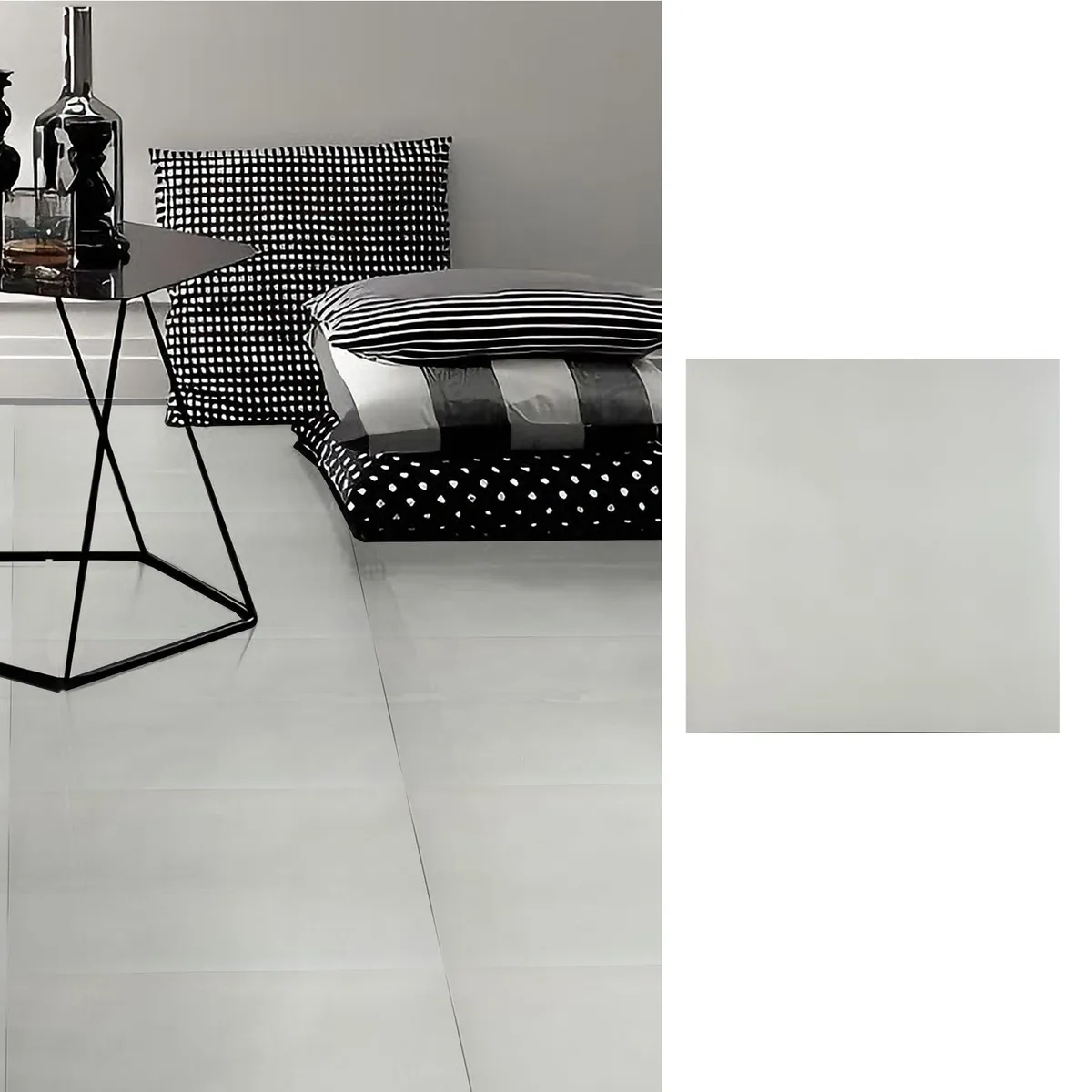 HOLZTEK - Gres 60x60 cm Milky Blanco 1.44 m2