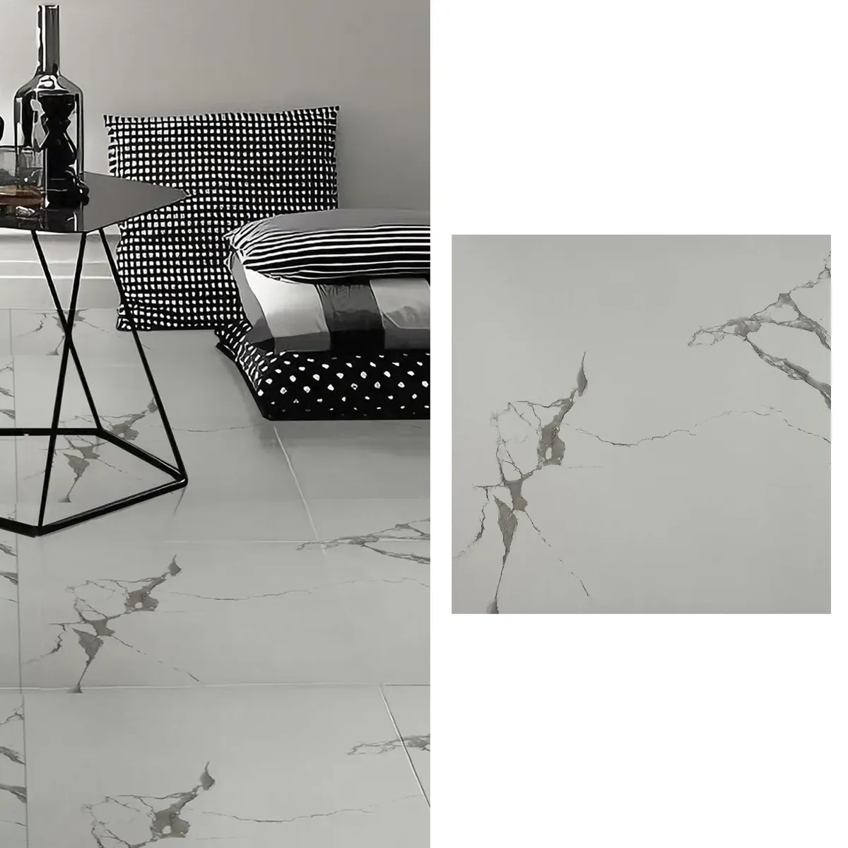 HOLZTEK - Gres 60x60 cm Torino Blanco 1.44 m2