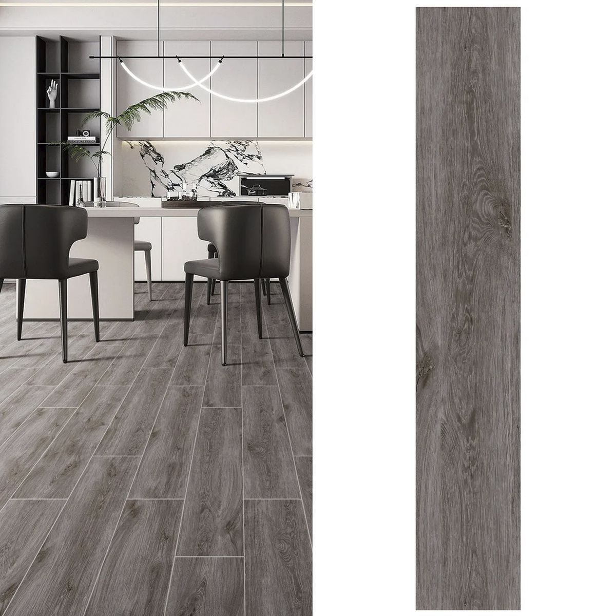 Porcelanato 20x120 cm Copenhague Gris 1.2 m2, marca HOLZTEK - Foto Principal