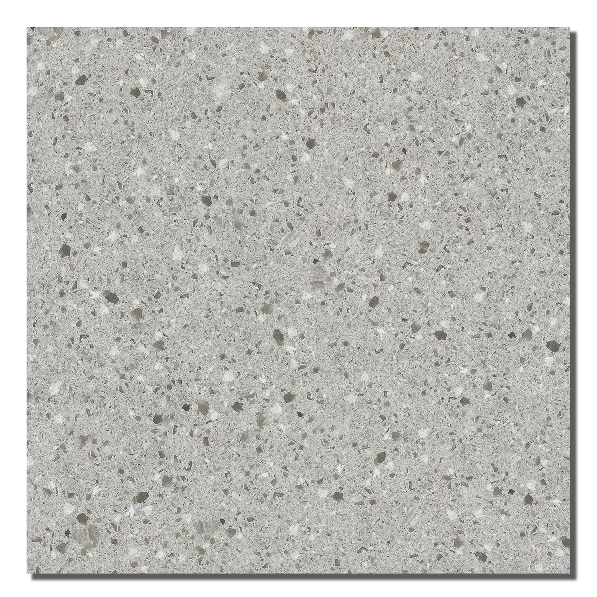 HOLZTEK - Porcelanato 60x60 cm Terrazo Dark Gris Oscuro 1.44 m2