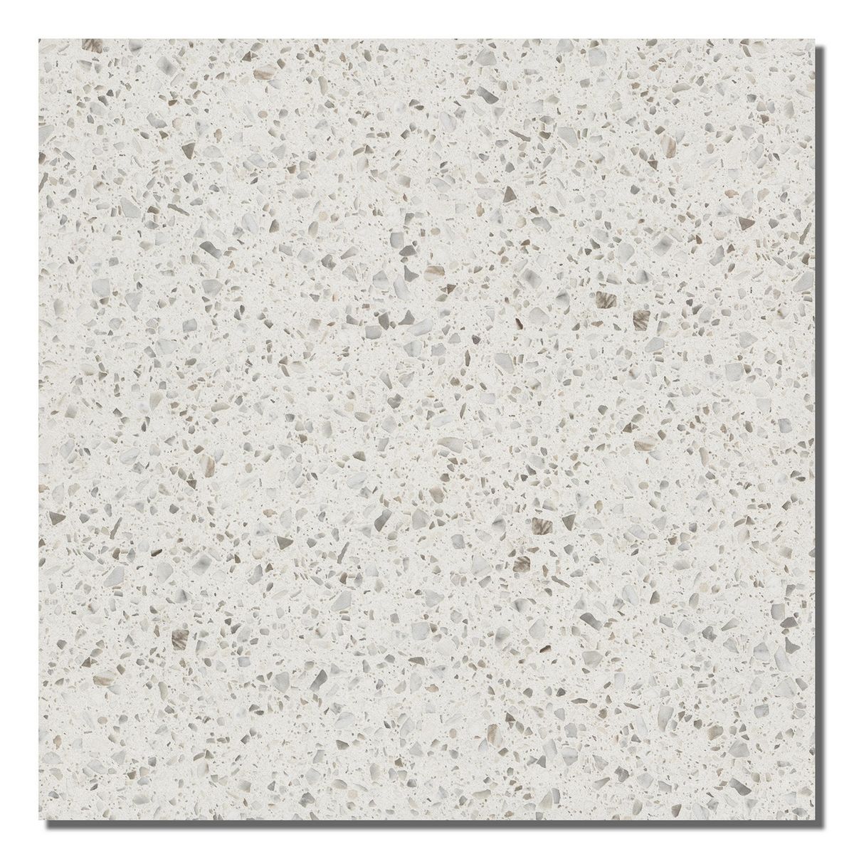 HOLZTEK - Porcelanato 60x60 cm Terrazo White Blanco 1.44 m2