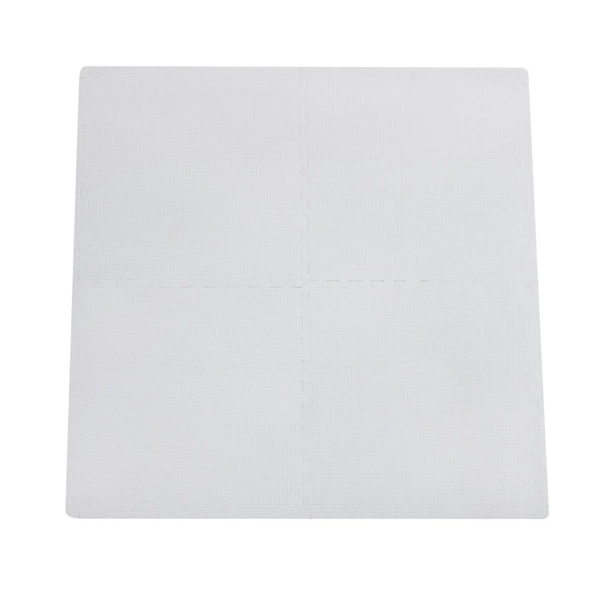 JUST HOME COLLECTION - Alfombra Puzzle 120x120 cm Polietileno Gris