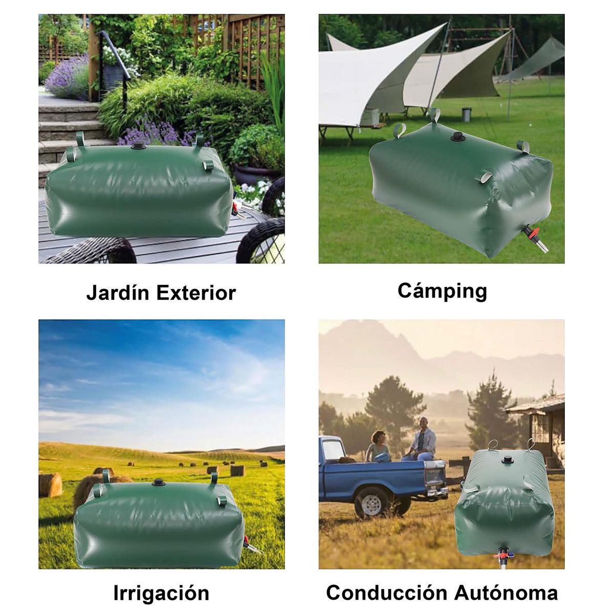 HUMBOLDT - Estanque de agua plegable portátil 240 l