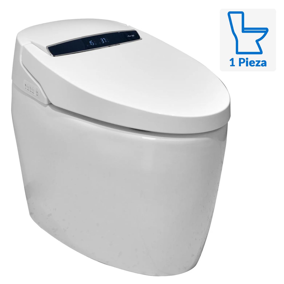 SENSI DACQUA - Sanitario Inteligente One piece a Piso 30,5 cm 6 Litros Smartone Blanco