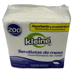 KLEINE WOLKE - Pack 200 Servilletas mesa 33 cm