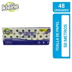 KLEINE WOLKE - Papel Higiénico Doble hoja 48 Rollos x 50 m