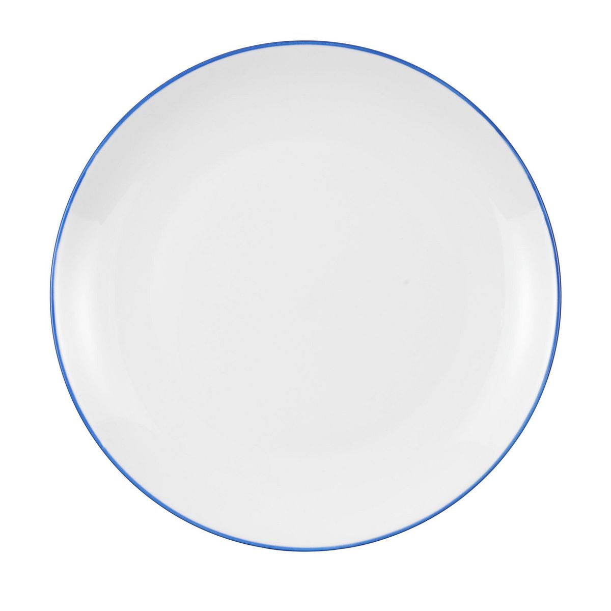 JUST HOME COLLECTION - Plato 26.5 cm Porcelana Ring Juega Blanco