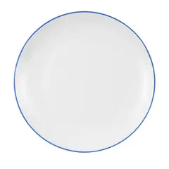 JUST HOME COLLECTION - Plato 26.5 cm Porcelana Ring Juega Blanco