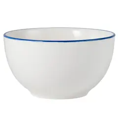 JUST HOME COLLECTION - Bowl 720 ml blanco Ring azul Juega