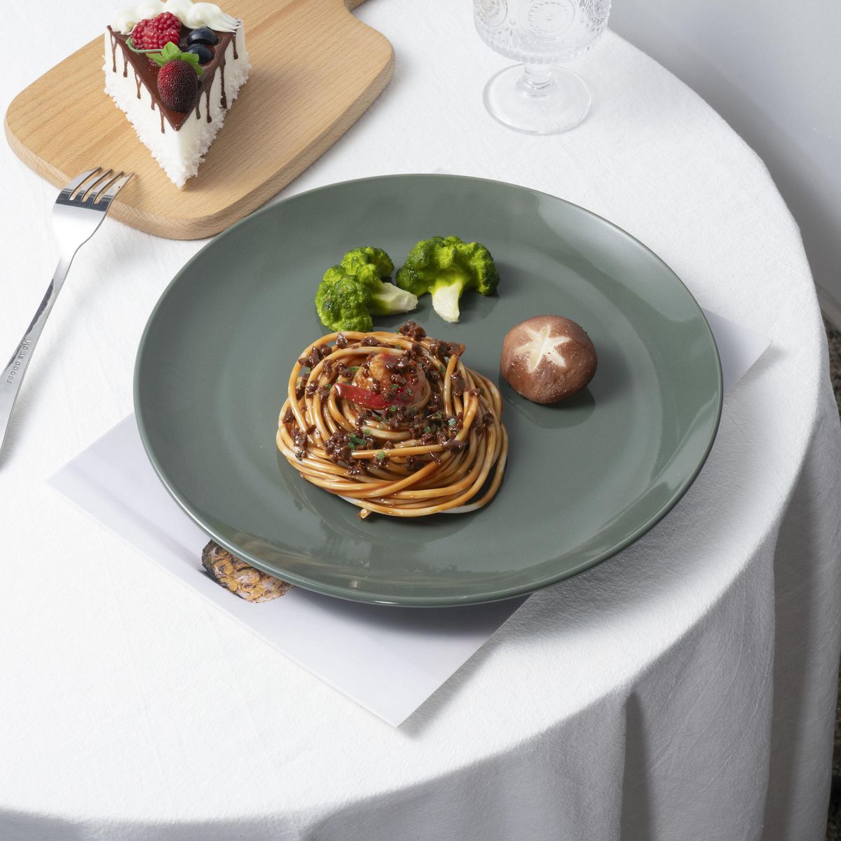 JUST HOME COLLECTION - Plato 27 cm Cerámica Bosque Verde