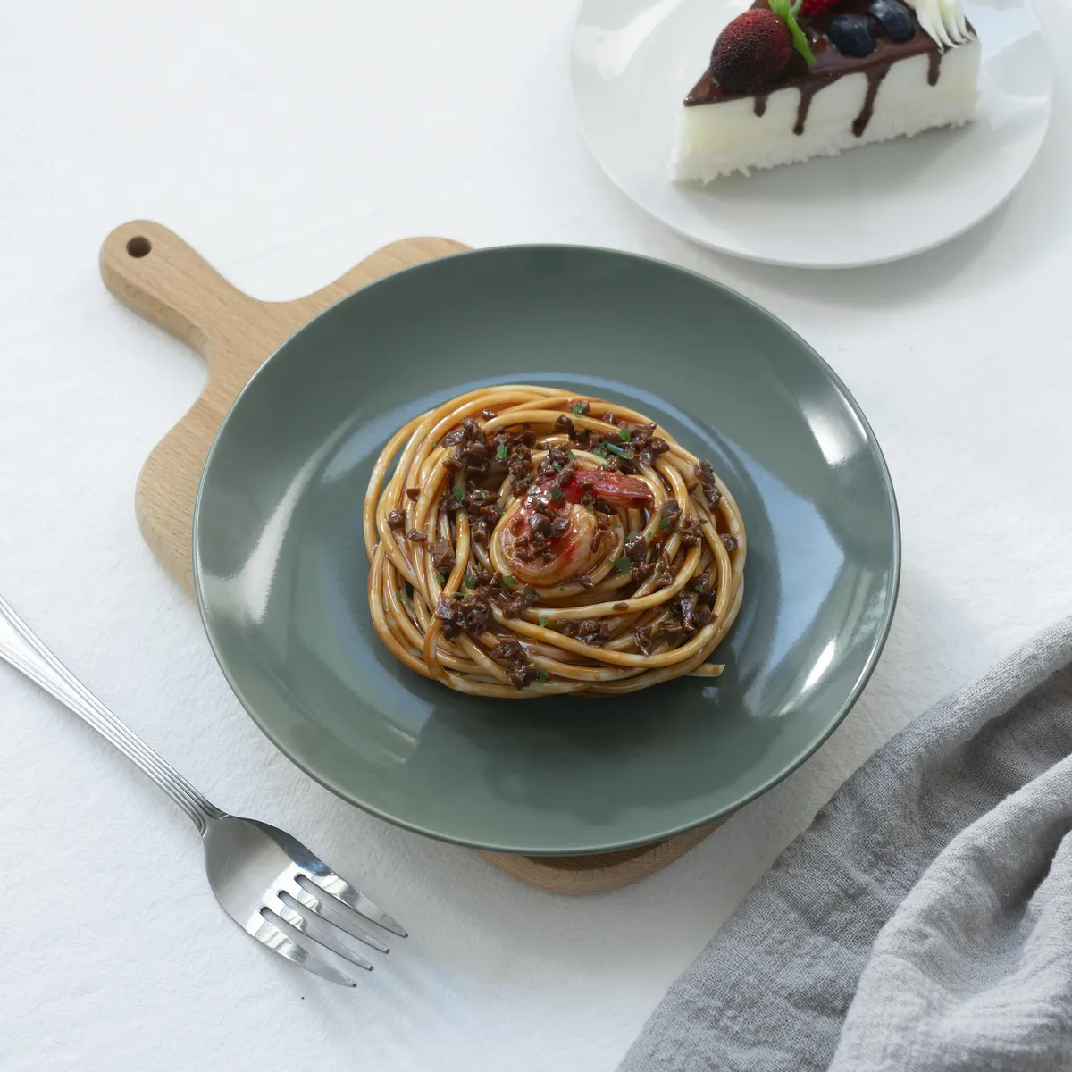 JUST HOME COLLECTION - Plato 18.9 cm Cerámica Bosque Verde