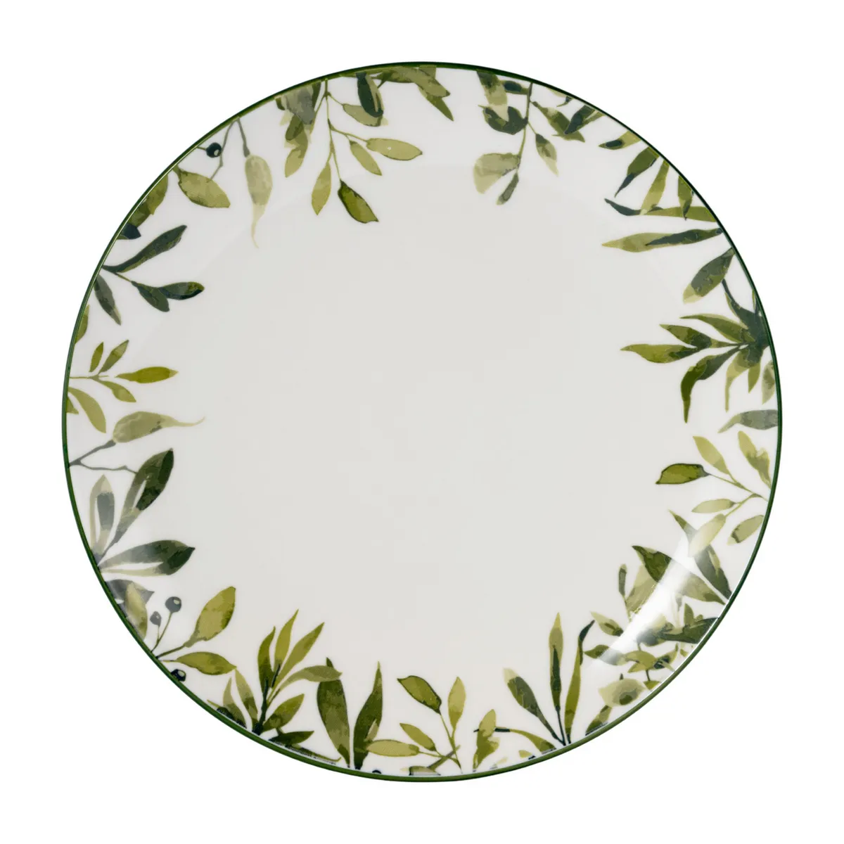 JUST HOME COLLECTION - Plato 26.5 cm Porcelana Bosque Blanco