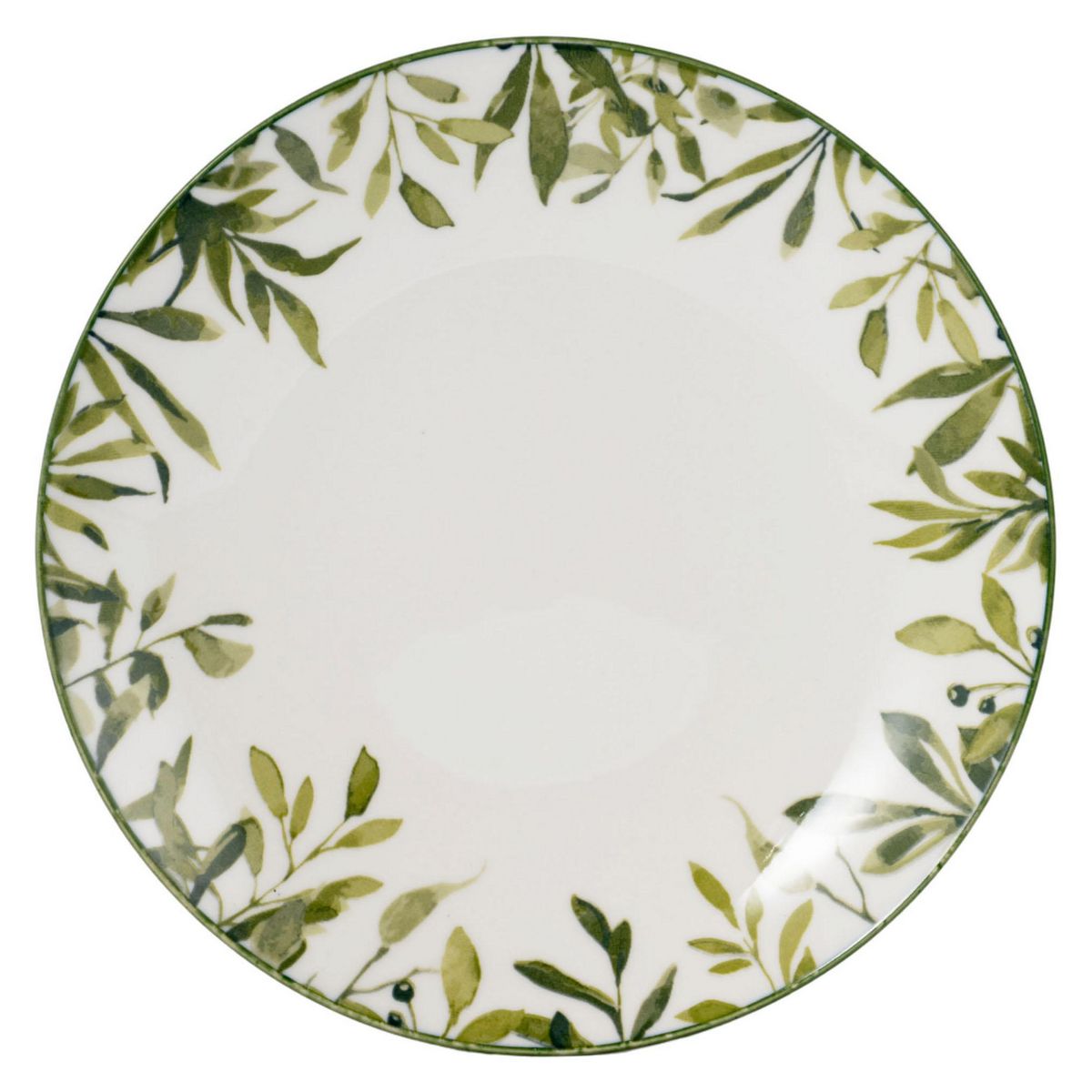 JUST HOME COLLECTION - Plato 19 cm Porcelana Bosque Blanco