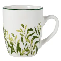 JUST HOME COLLECTION - Mug 480 ml Porcelana Bosque Blanco