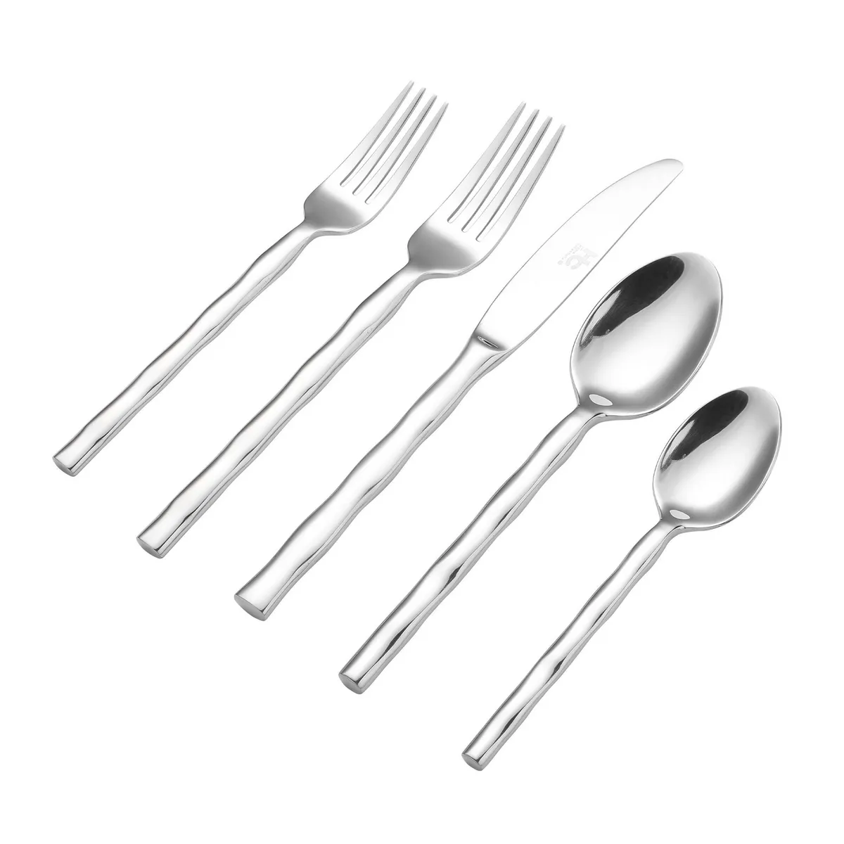 JUST HOME COLLECTION - Juego de cubiertos 20 piezas acero inoxidable