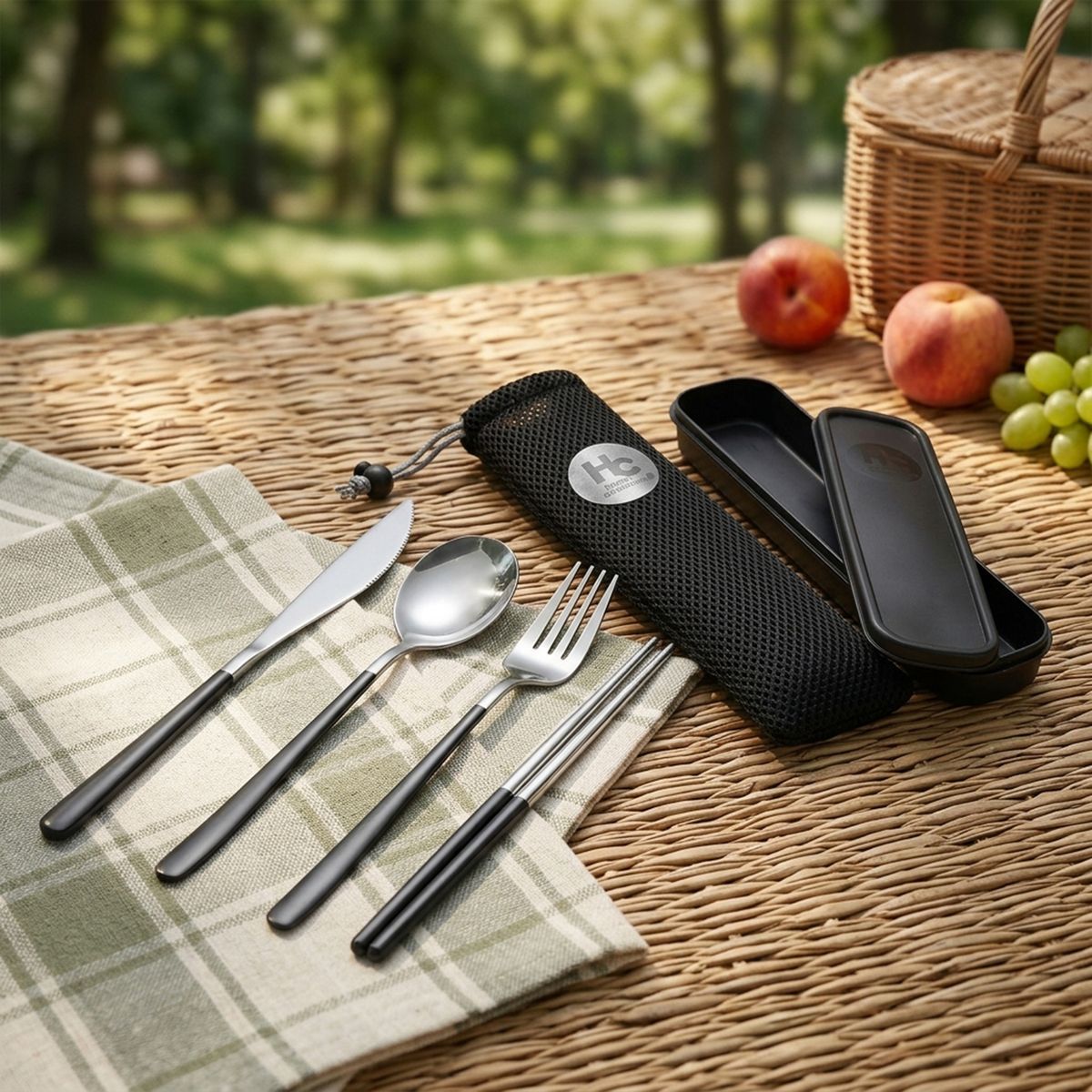 JUST HOME COLLECTION - Juego de Cubiertos 4 piezas con estuche